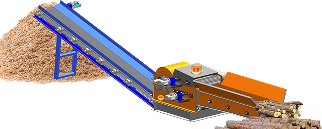 wood chipping machine